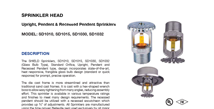 SPRINKLER HEAD Catalog Pdf